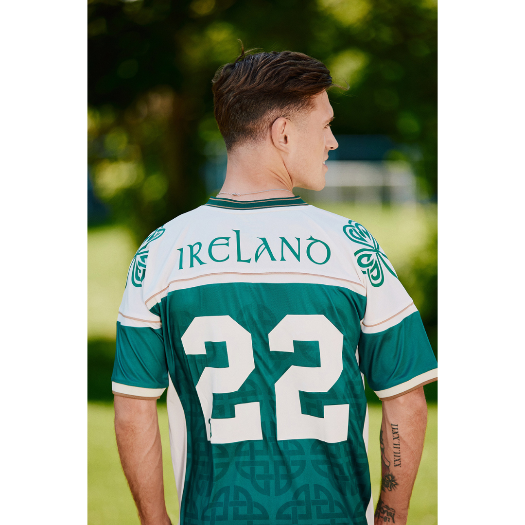 Men's Ireland Celtic American Football Green Performance Top 