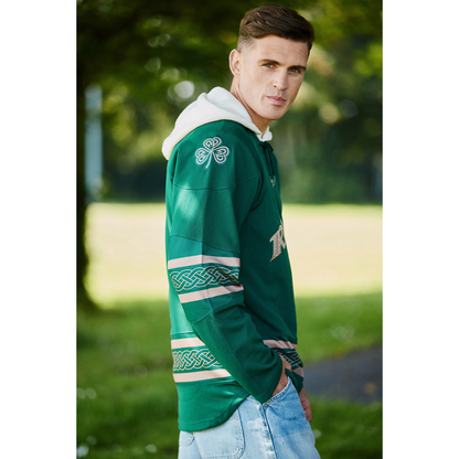 Men's Ireland Celtic American Football Green Long Sleeve Top