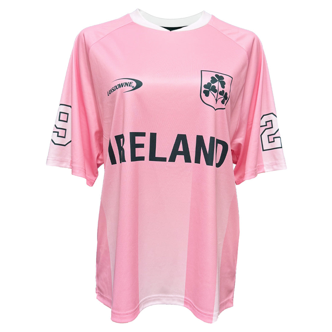 Women's Ireland Crest Pink & White Performance Top