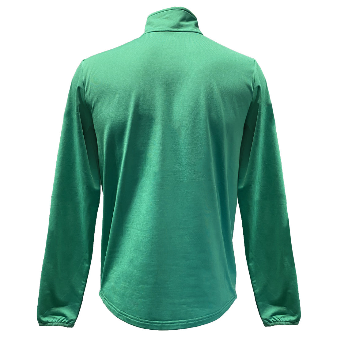 Men's Shamrock Crest 1/4 Zip Green Performance Top