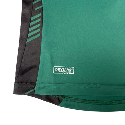 Ireland Kids Green and Black Shamrock Performance Top