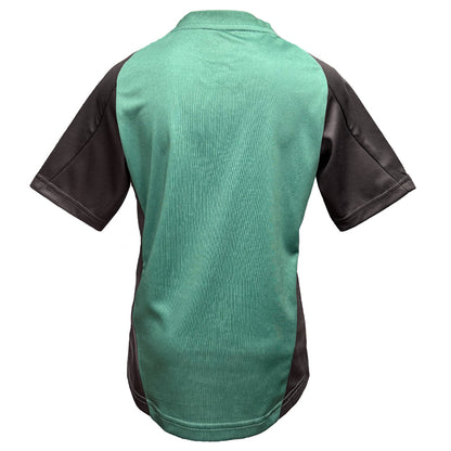 Ireland Kids Green and Black Shamrock Performance Top