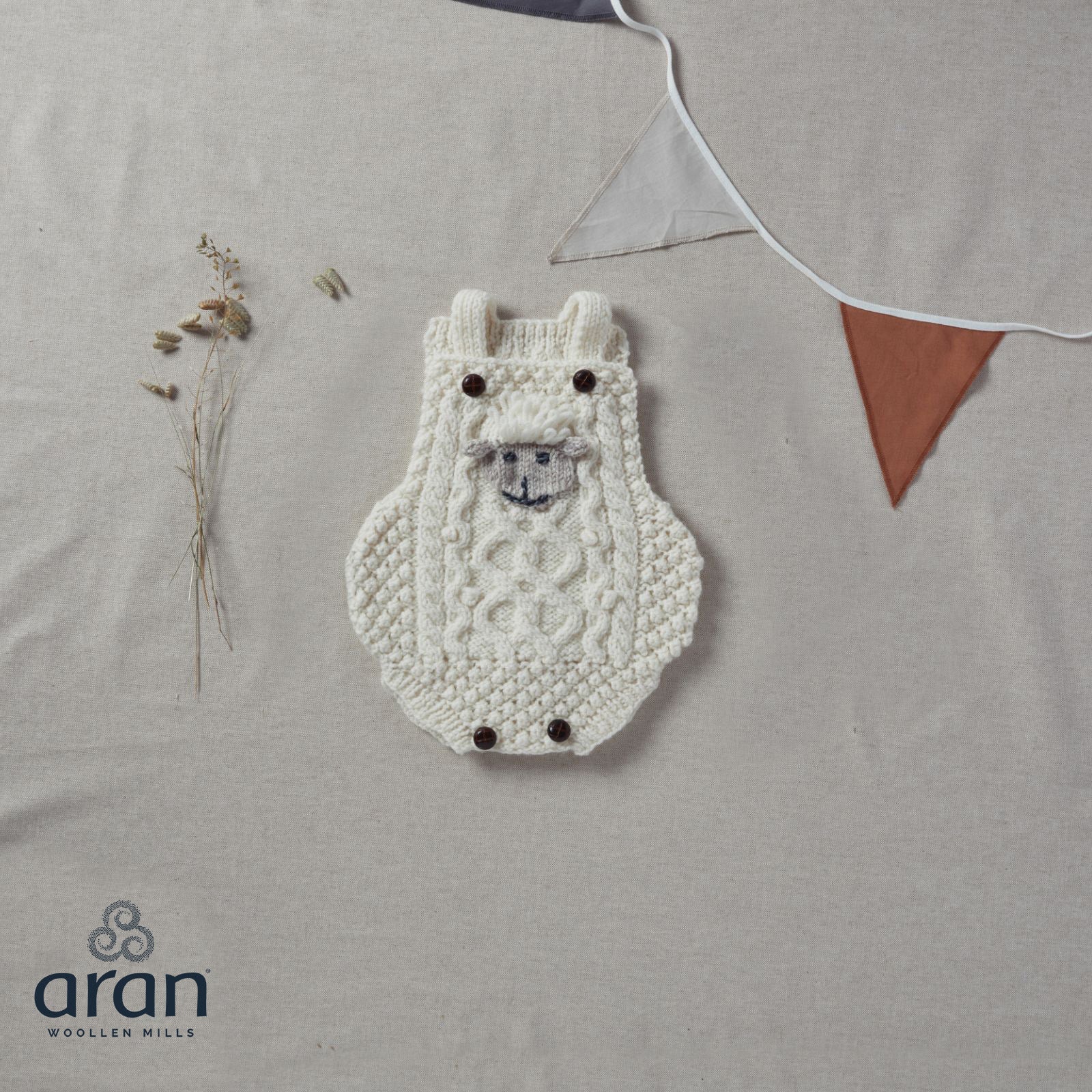 Baby Shepley Aran Romper