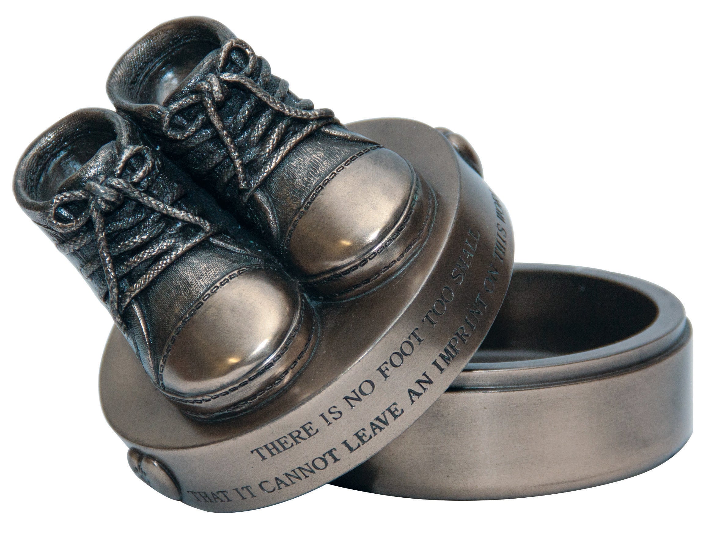 Baby Boy Booties Trinket Box 