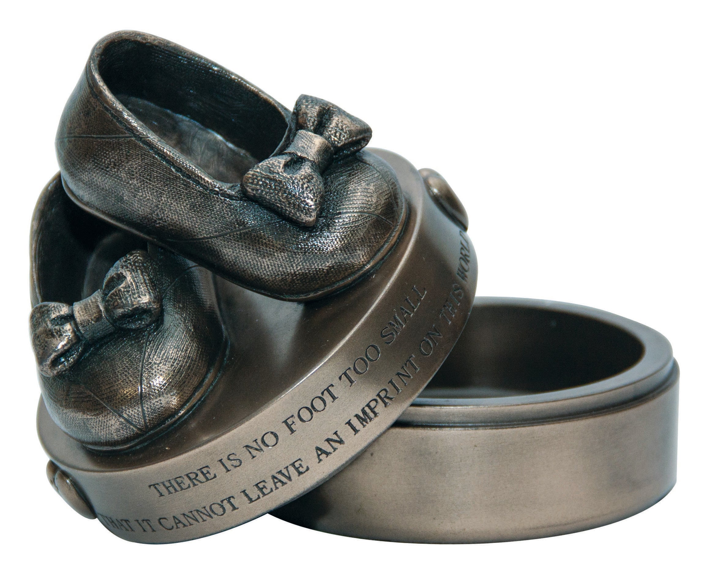 Baby Girl Booties Trinket Box 