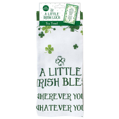 Clover Blessing Single Tea Towel