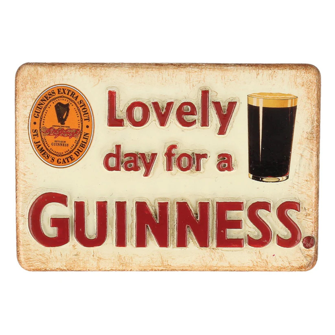Lovely Day For A Guinness Resin Magnet