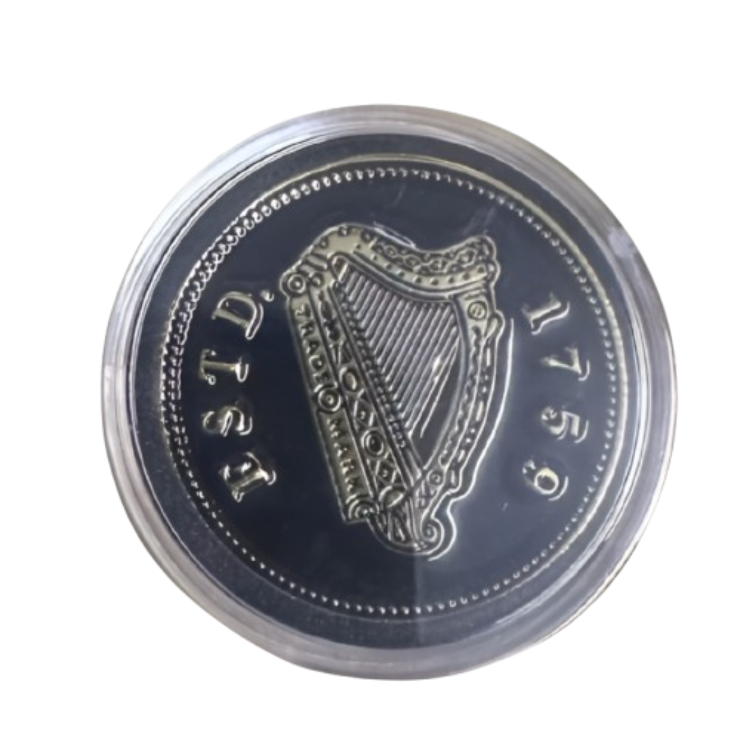 Guinness Souvenir Coin Ireland Label 