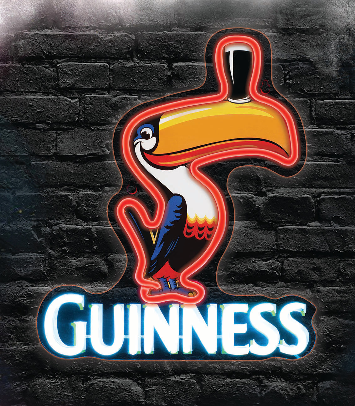 GUINNESS LED SIGN TOUCAN SMALL S05898 – Carrolls Irish Gifts