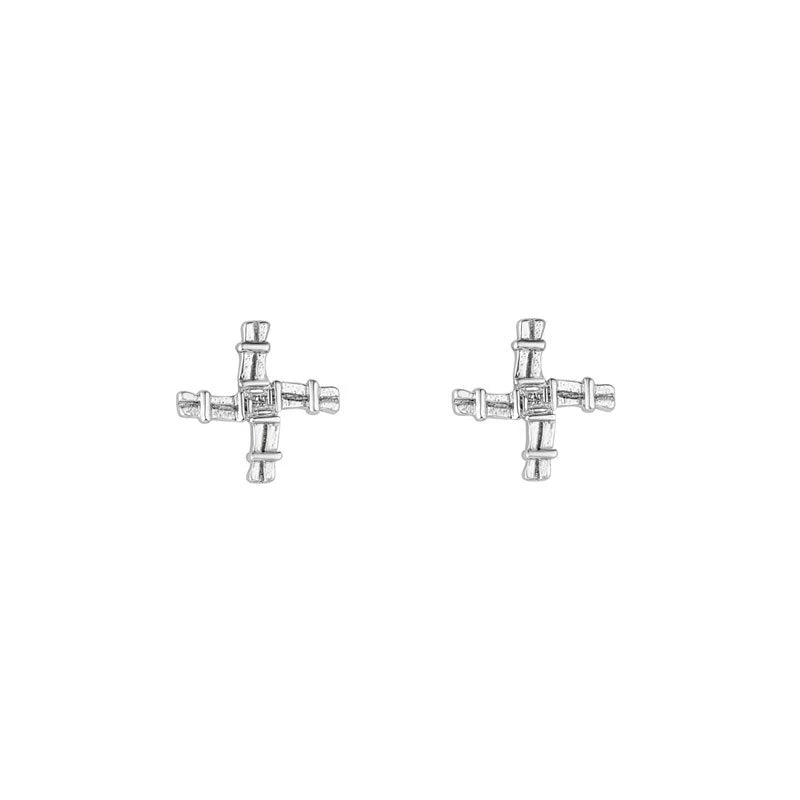 Sterling Silver St. Brigid's Stud Earrings