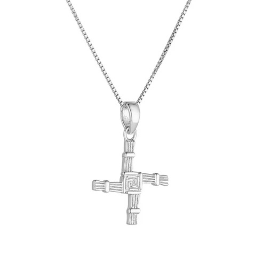 Sterling Silver St. Brigid's Cross Necklace