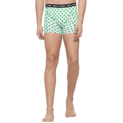 Shamrock White Mens Boxers