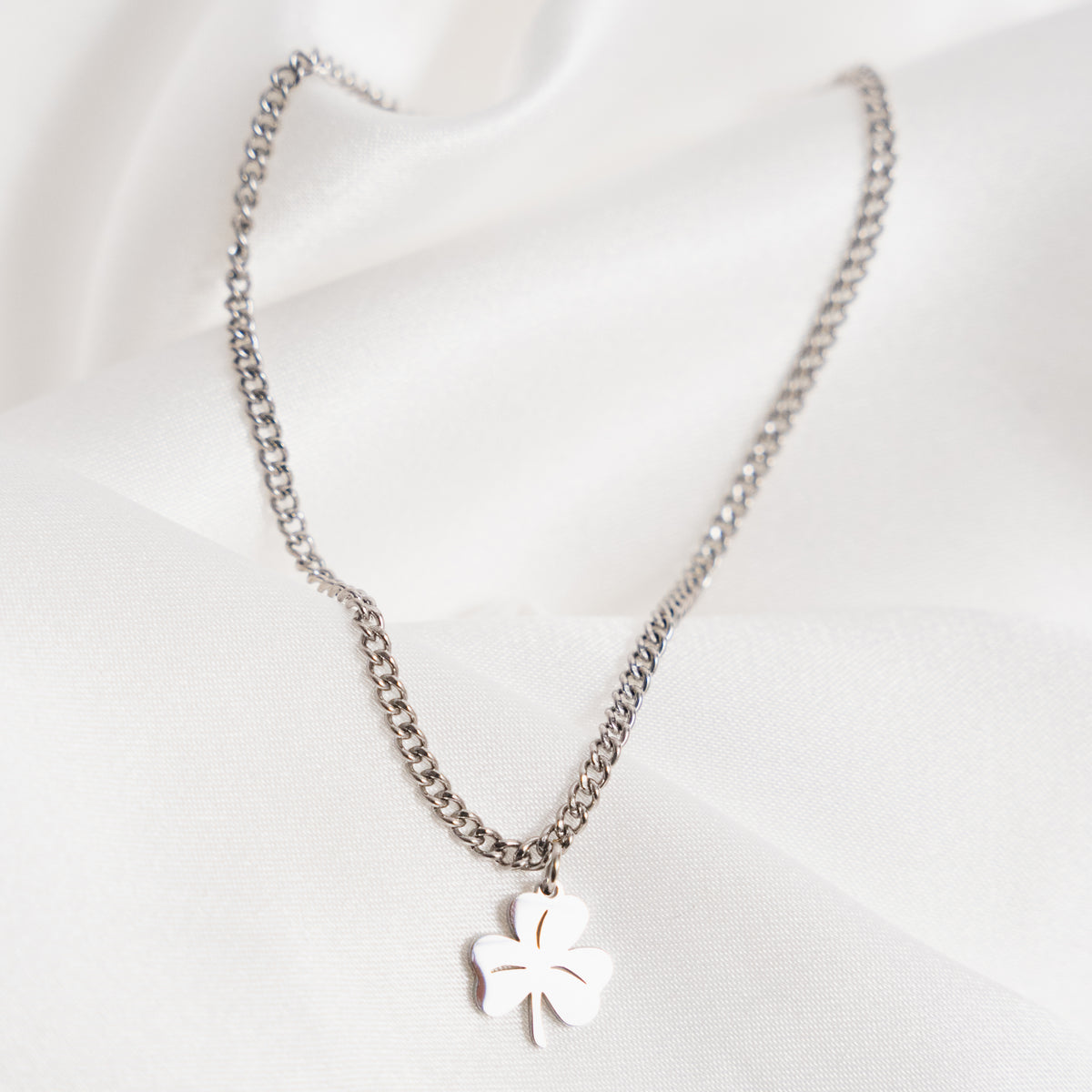 Shamrock Silver Bracelet