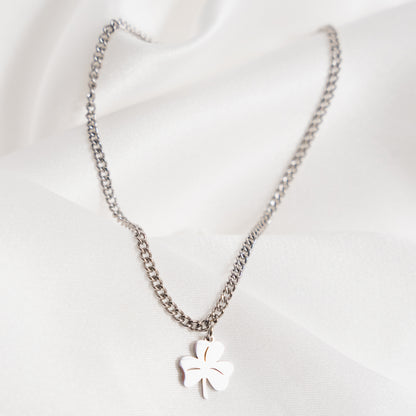 Shamrock Silver Bracelet