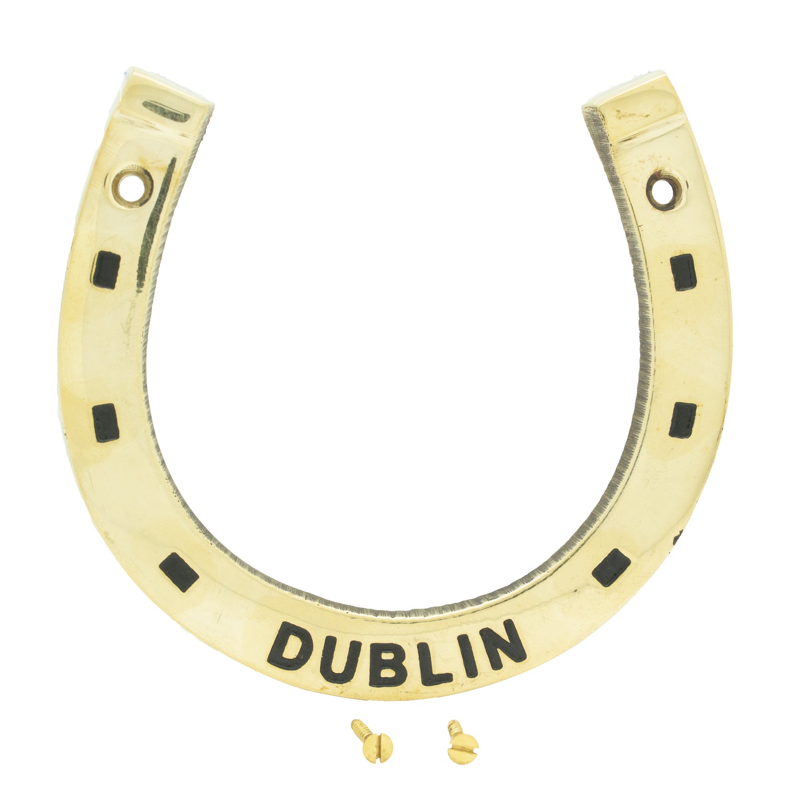Brass Dublin Horse Shoe Wall Mount