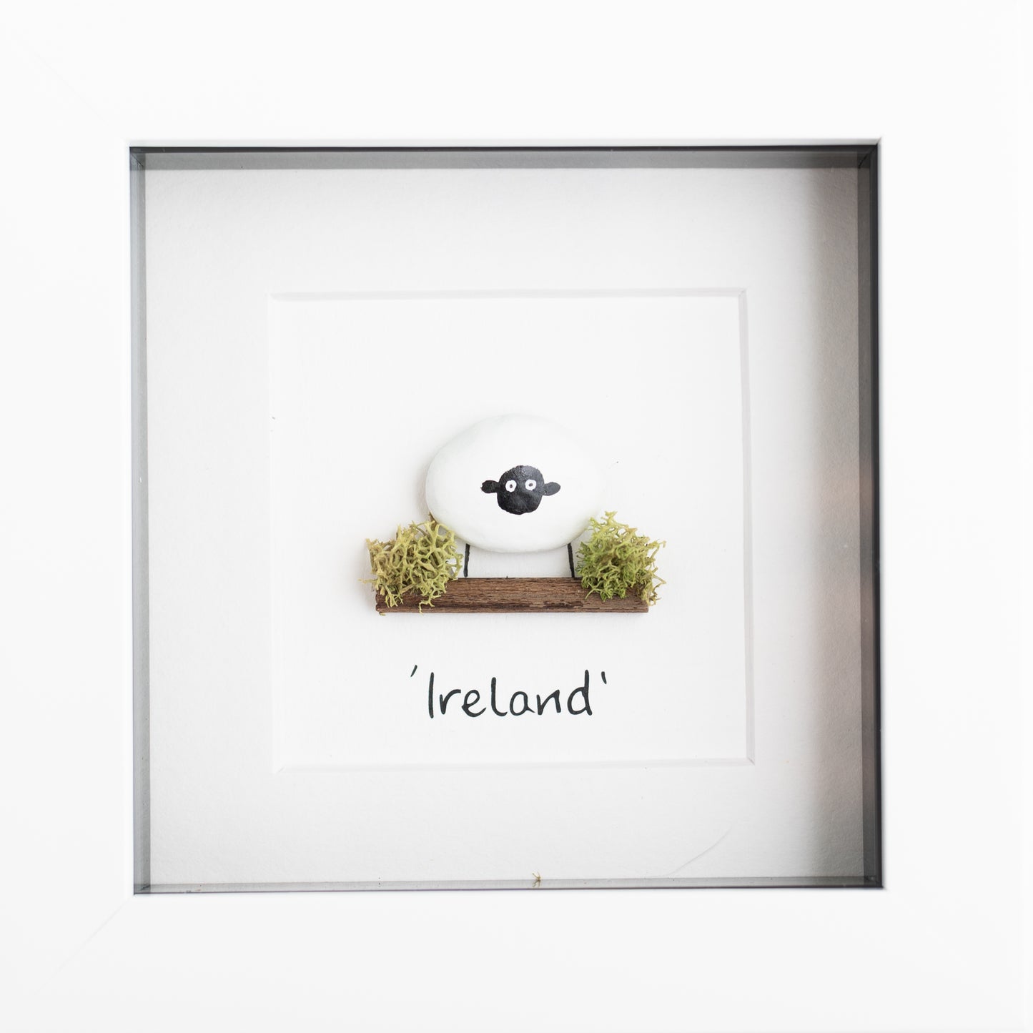 Sheep Ireland Pebble Art Print