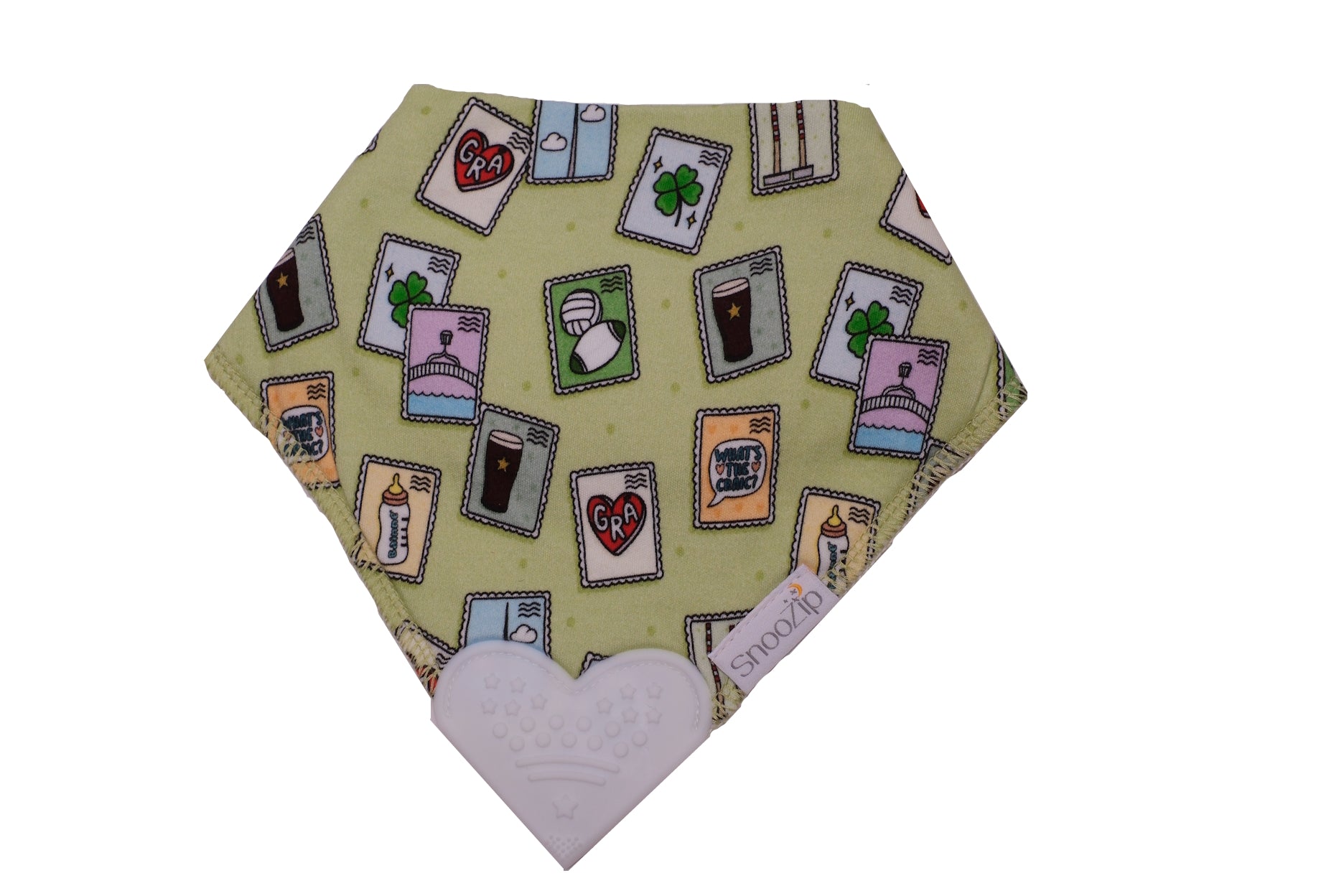 Postcards from Ireland Teething Bib