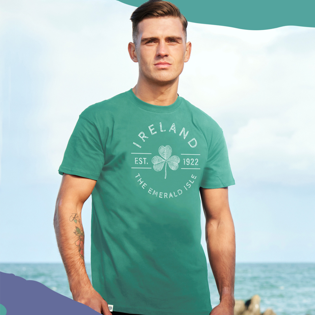 Unisex Irealnd Est 1922 Ocean Green T-shirt
