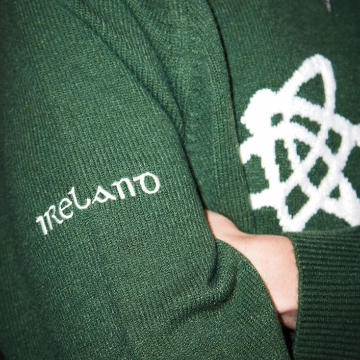 Celtic Knot Sage Crew Neck Jumper