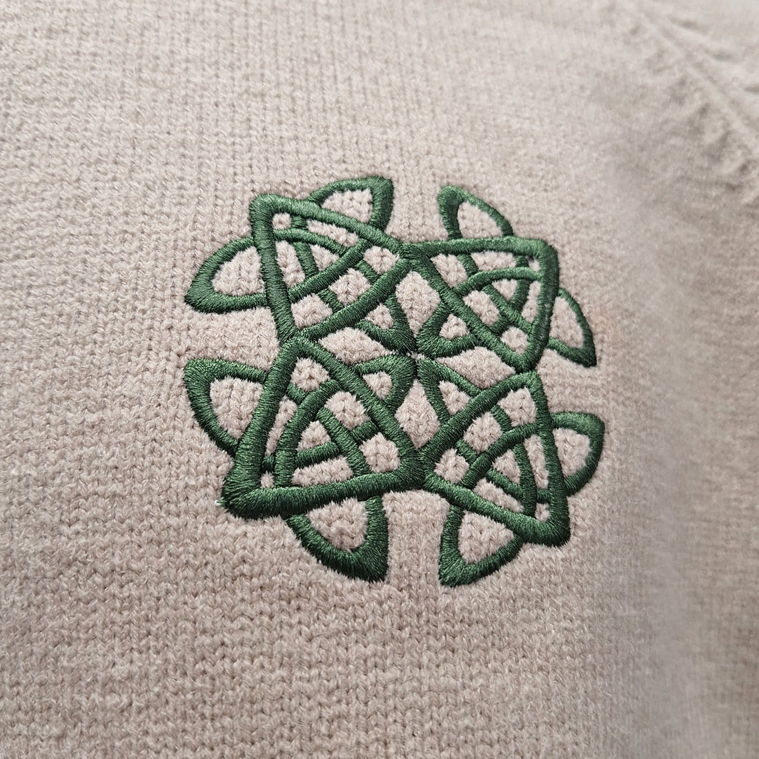 Celtic Knot Stone Crew Neck Jumper