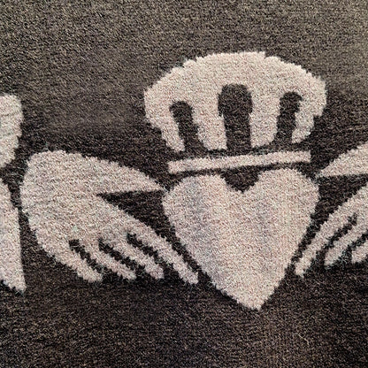 Claddagh Black and Grey Crew Neck Jumper