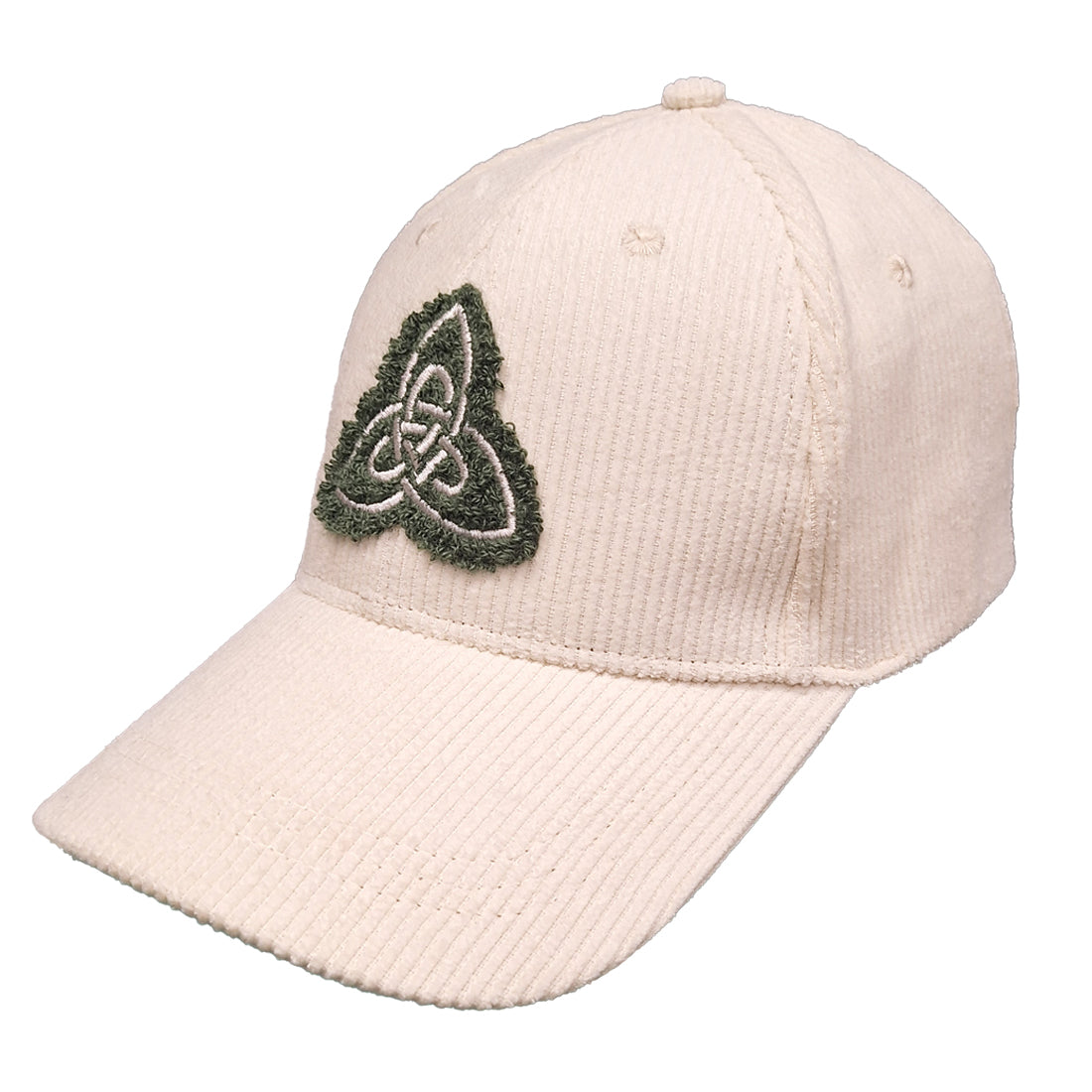 Cream Celtic Knot Cord Baseball Cap