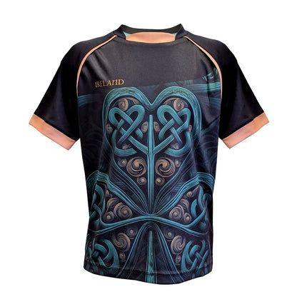 Kids Ireland Big Shamrock Performance T-Shirt