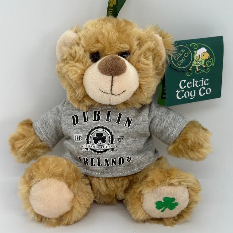 Celtic Toy Co. Grey Dublin Ireland Teddy Bear