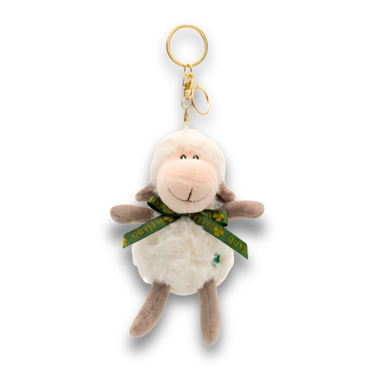 Sheep Keyring Cream