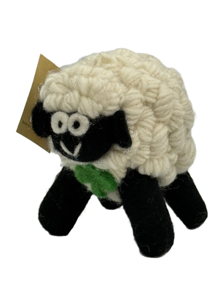 Large Black Faced Sheep With Hair