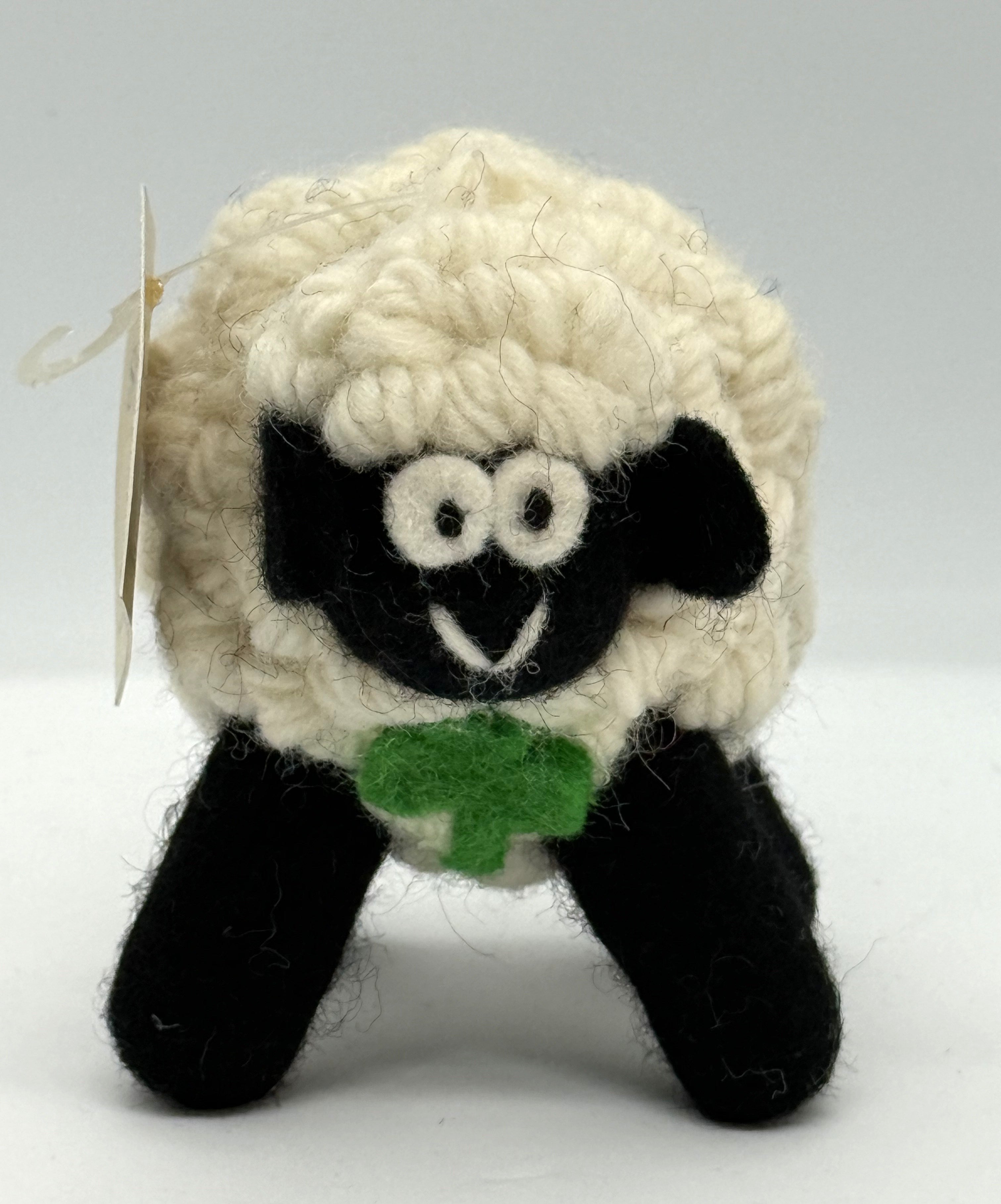 Large Black Faced Sheep With Hair