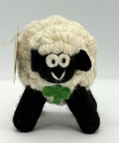 Large Black Faced Sheep With Hair
