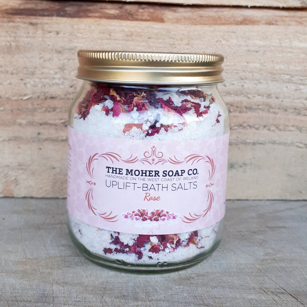 Rose Bath Salts Jar 320g 