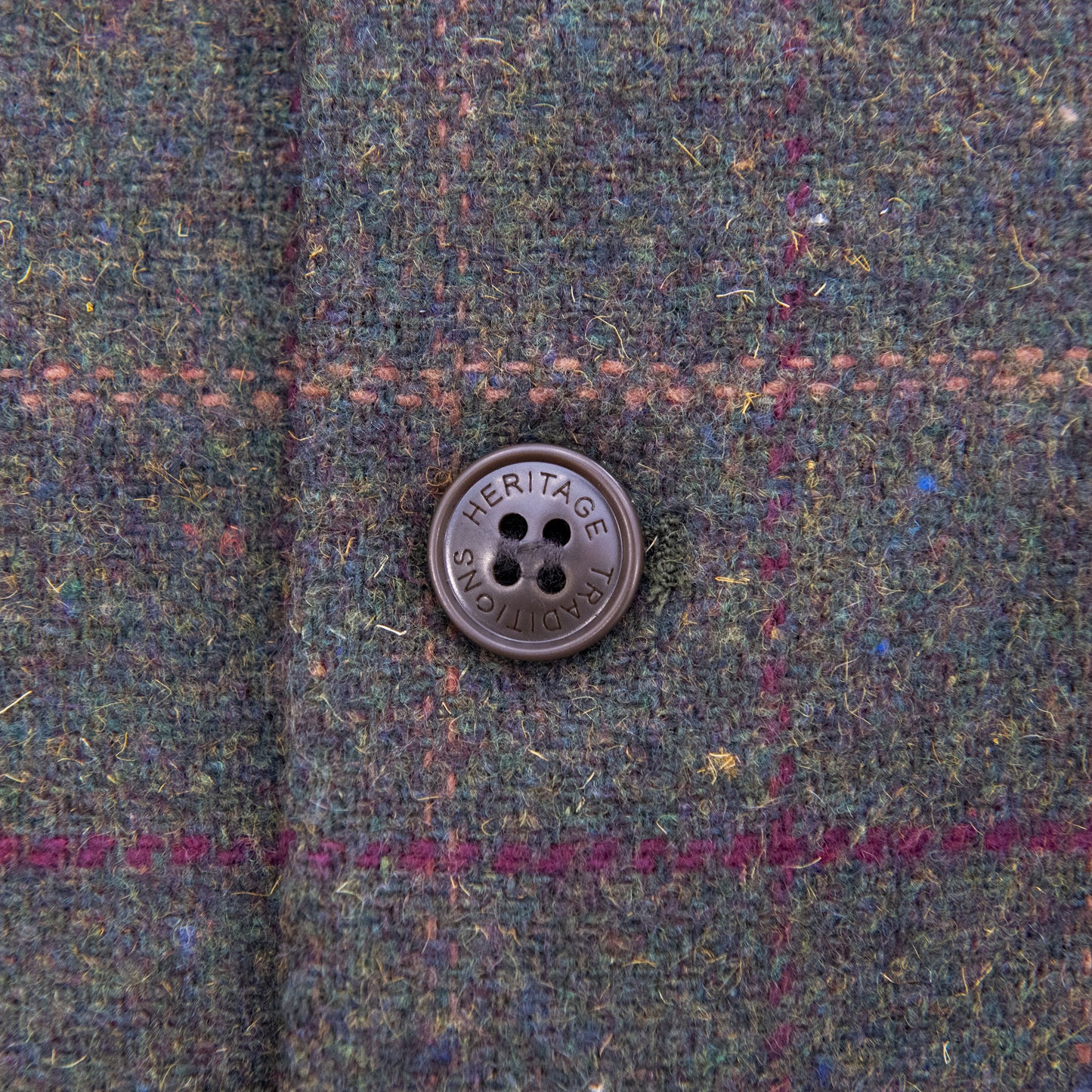 Men's Tweed Box Check Waistcoat Green
