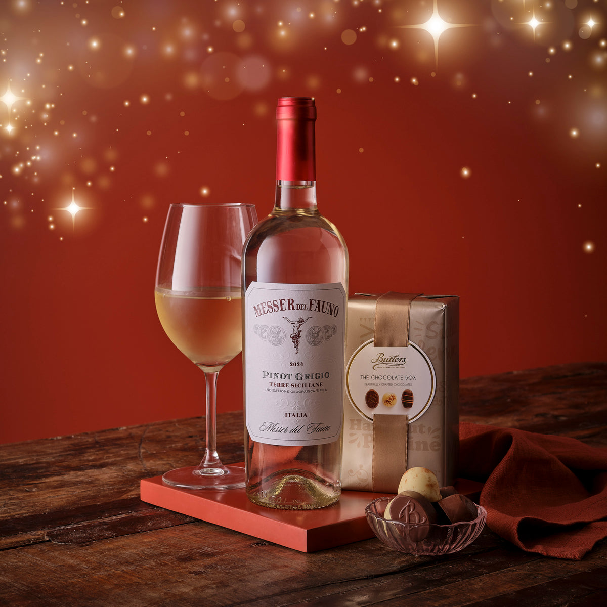 White Wine & Chocolate Set