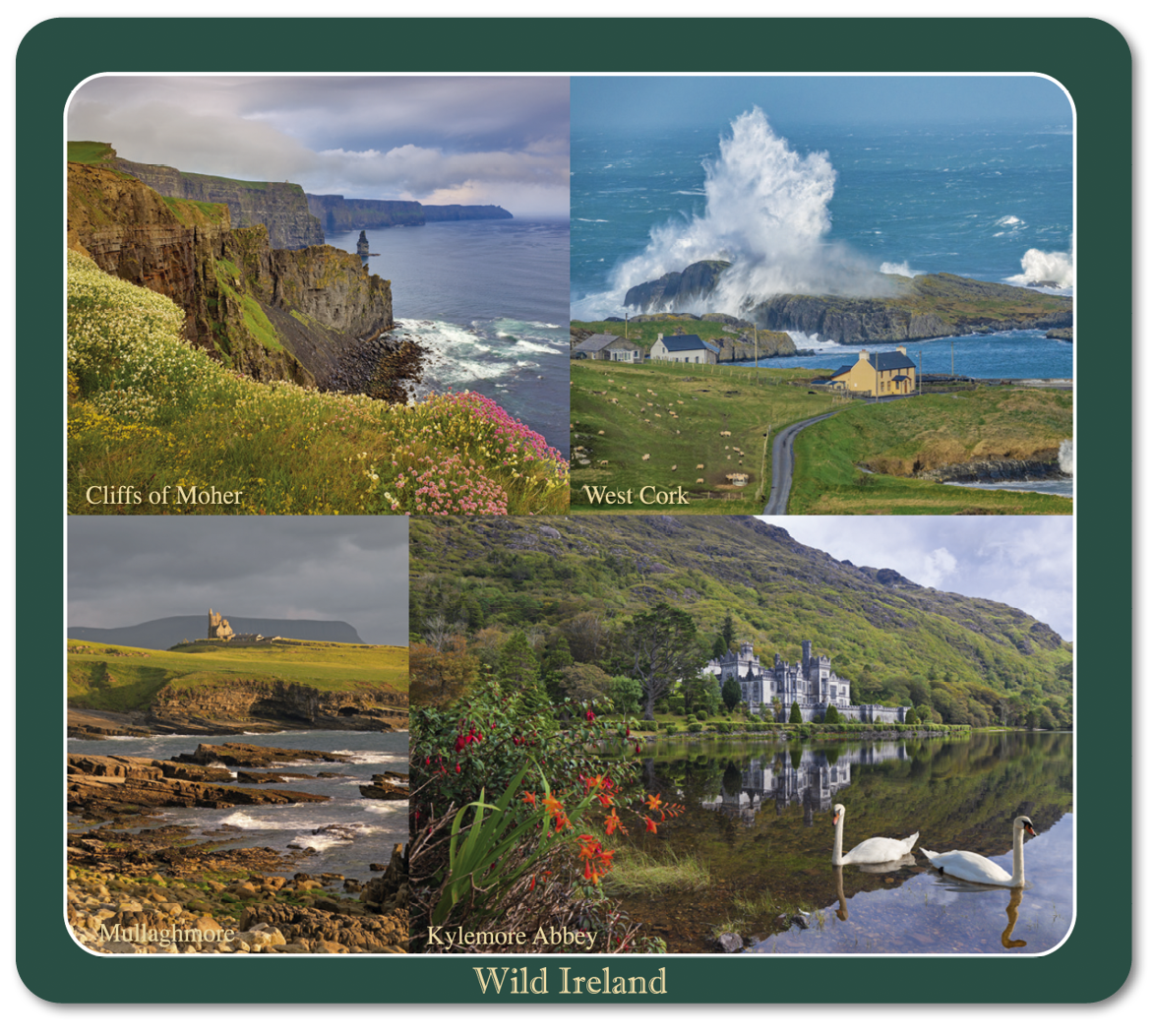 Wild Ireland Image Table Coasters