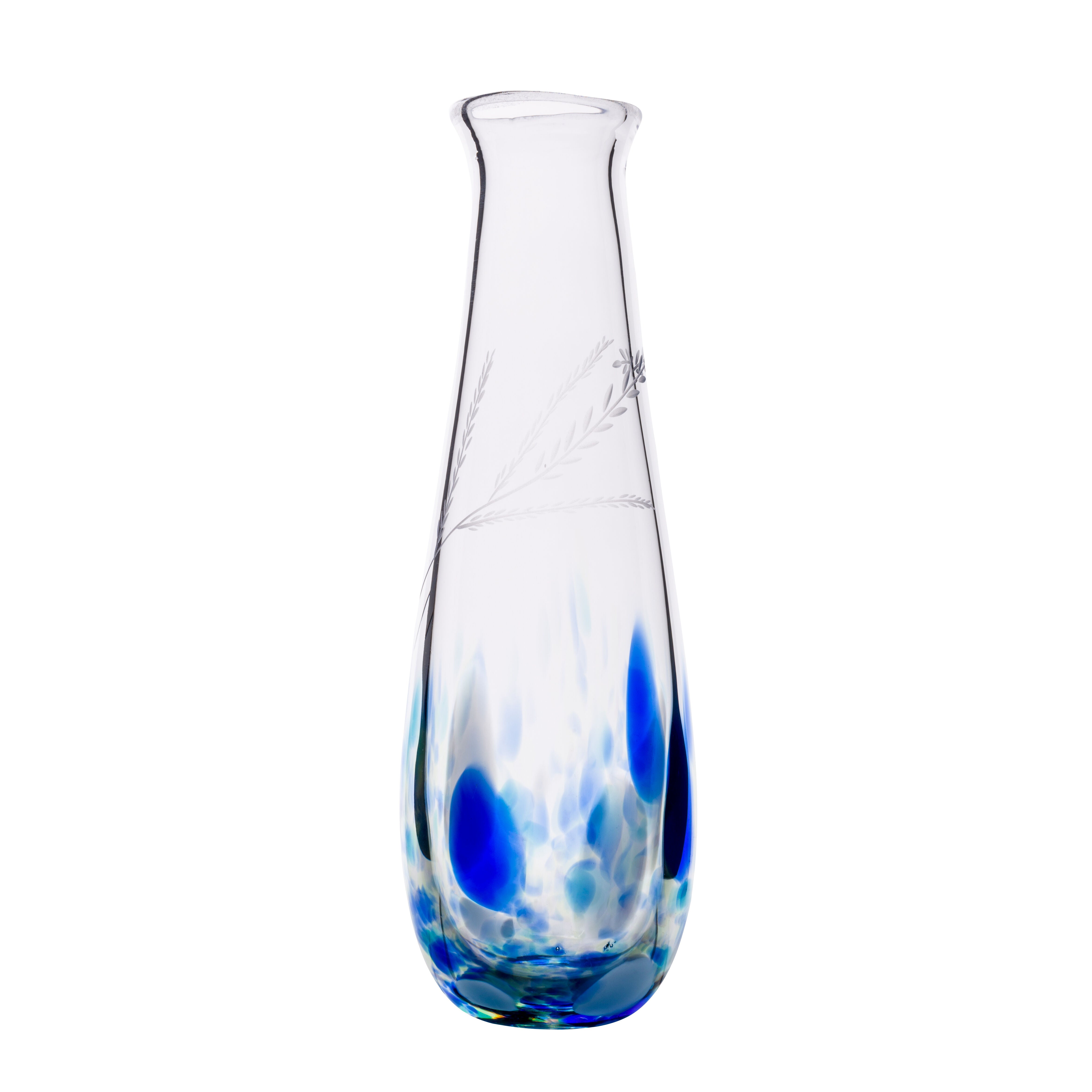 Handetched Irish Wild Atlantic Way Bud Vase