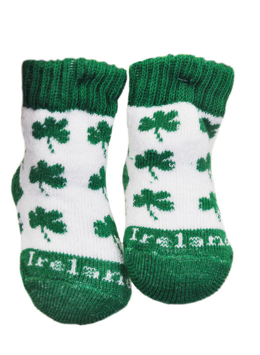 Baby Ireland Shamrock Booties