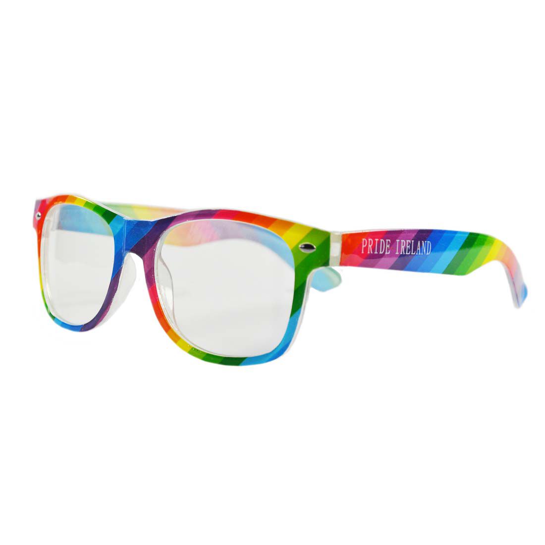 Pride Novelty Glasses With White 'pride Ireland' Print