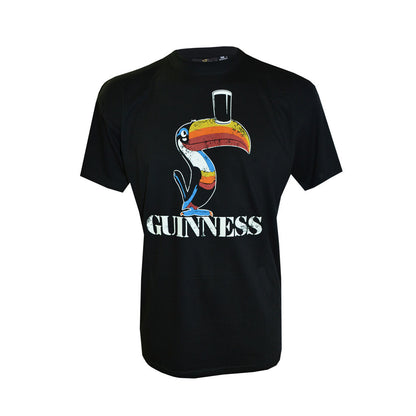 Guinness Toucan & Pint Print Black T-shirt