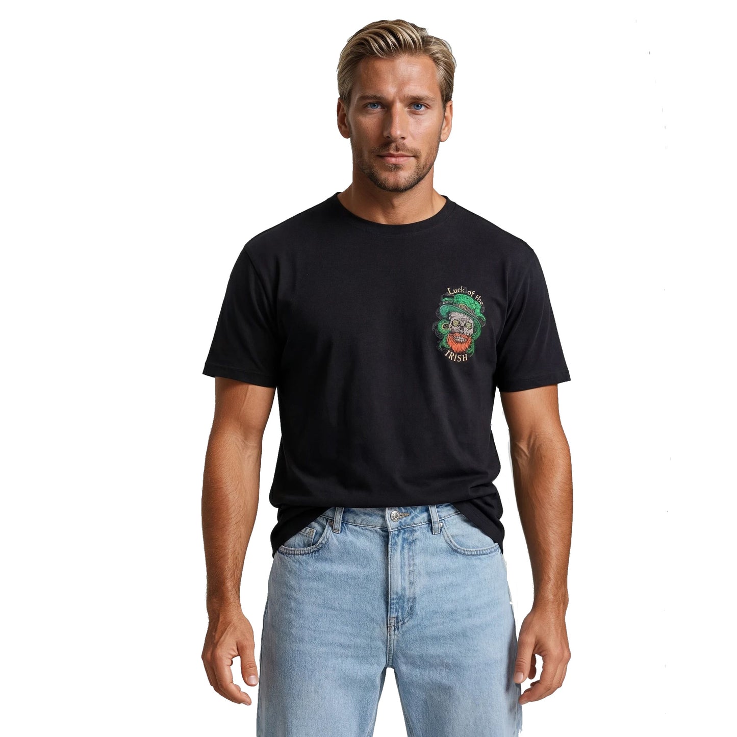 Unisex Black Skull T-Shirt