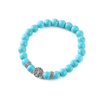 Mystic Ireland Turquoise Semi Precious Stone Celtic Energy Bracelet