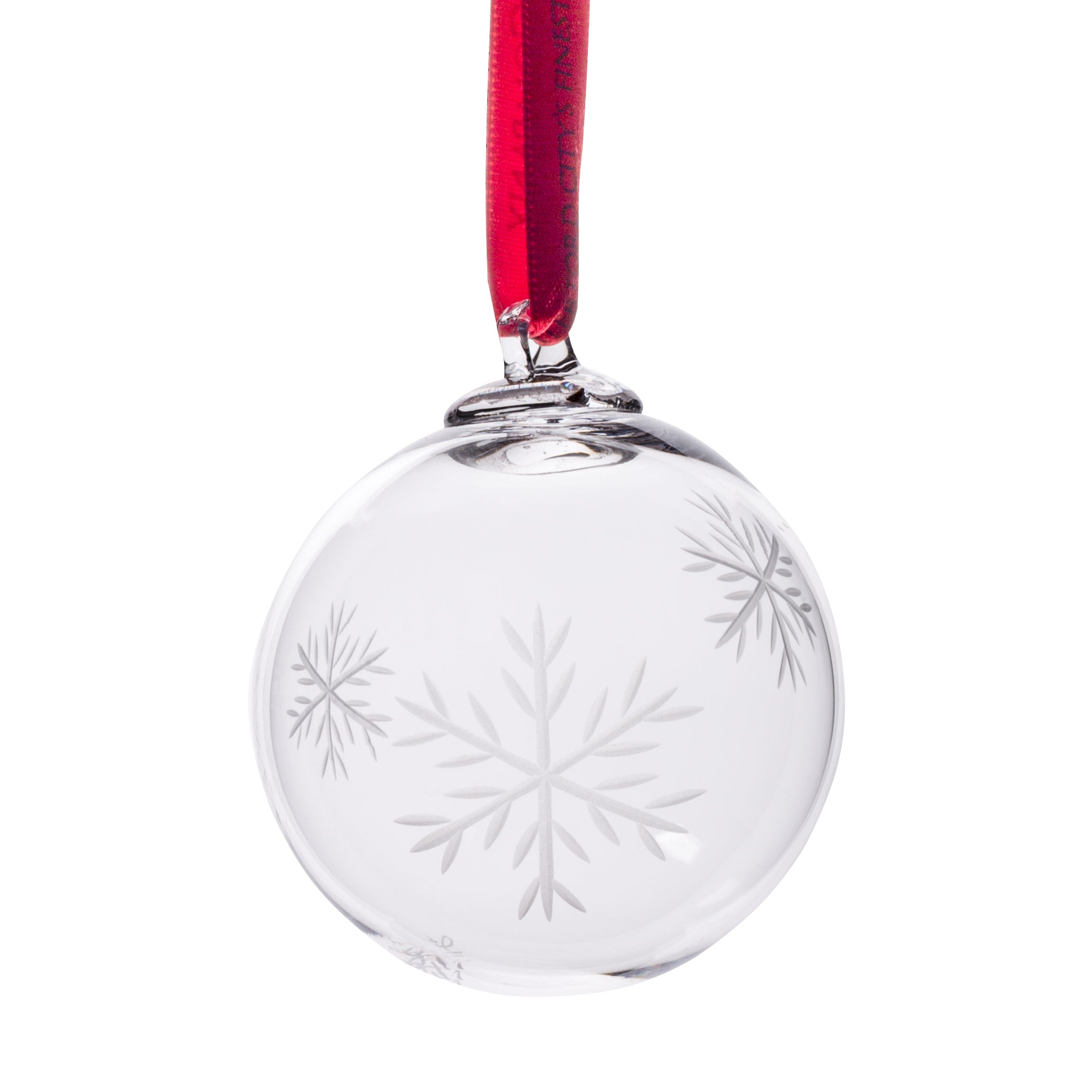 Clear Snowflake Bauble