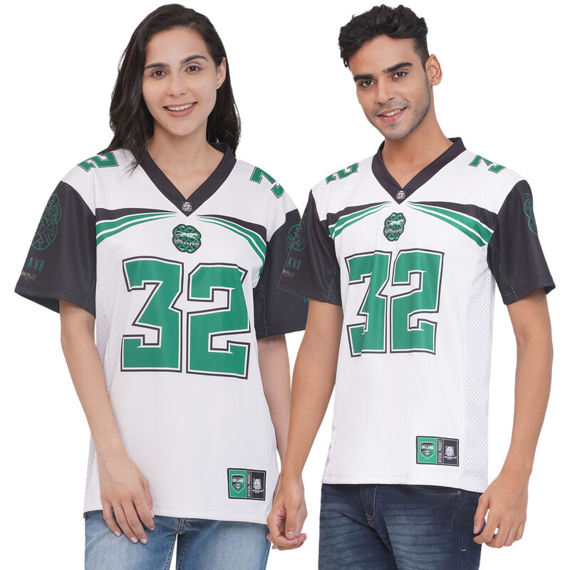 Ireland Official American Football White Jersey