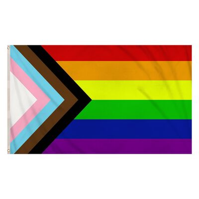 Pride Rainbow Progress Flag