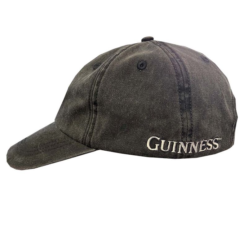 Guinness Harp Baseball CapWashed Black