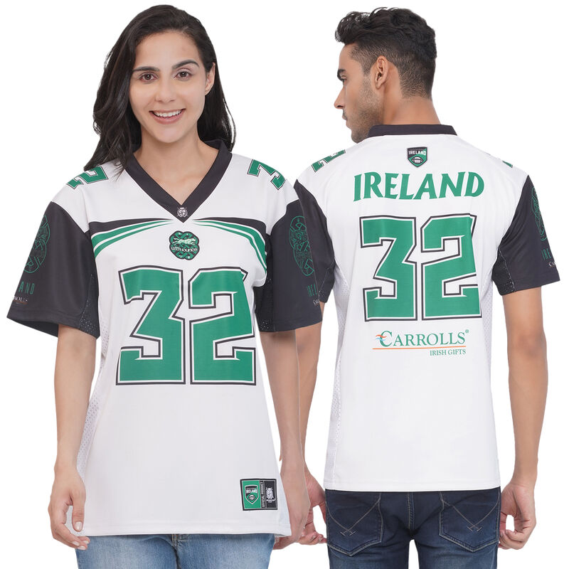 Ireland Official American Football White Jersey