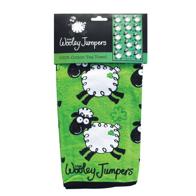 Irish Small Wooley Jumpers Single Tea Towel