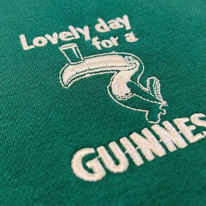 Guinness Green/Cream Unisex Sweatshirt