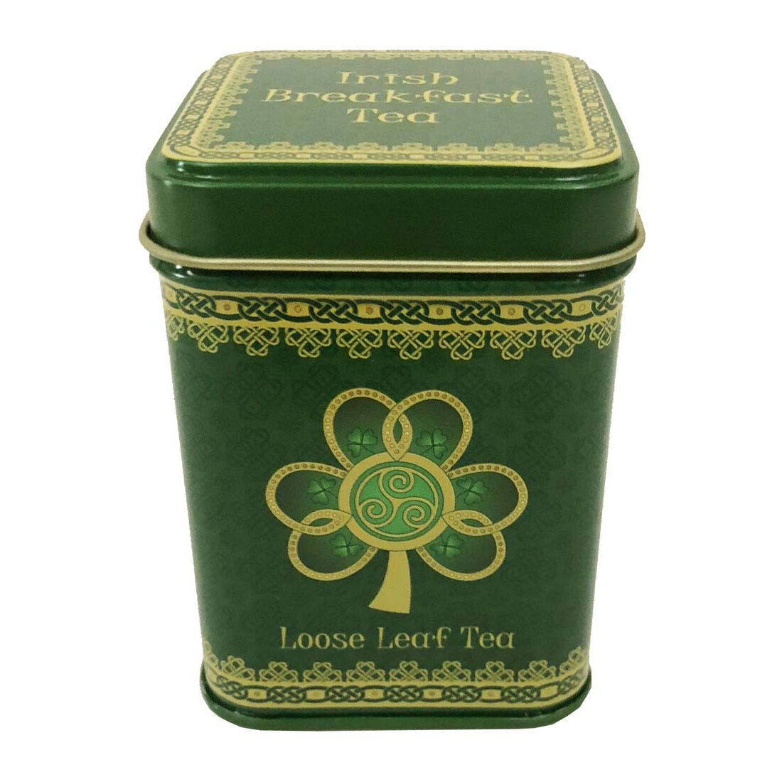 Irish Breakfast Tea -Shamrock Spiral 40G Loose Leaf Tea Tin With Celtic ...